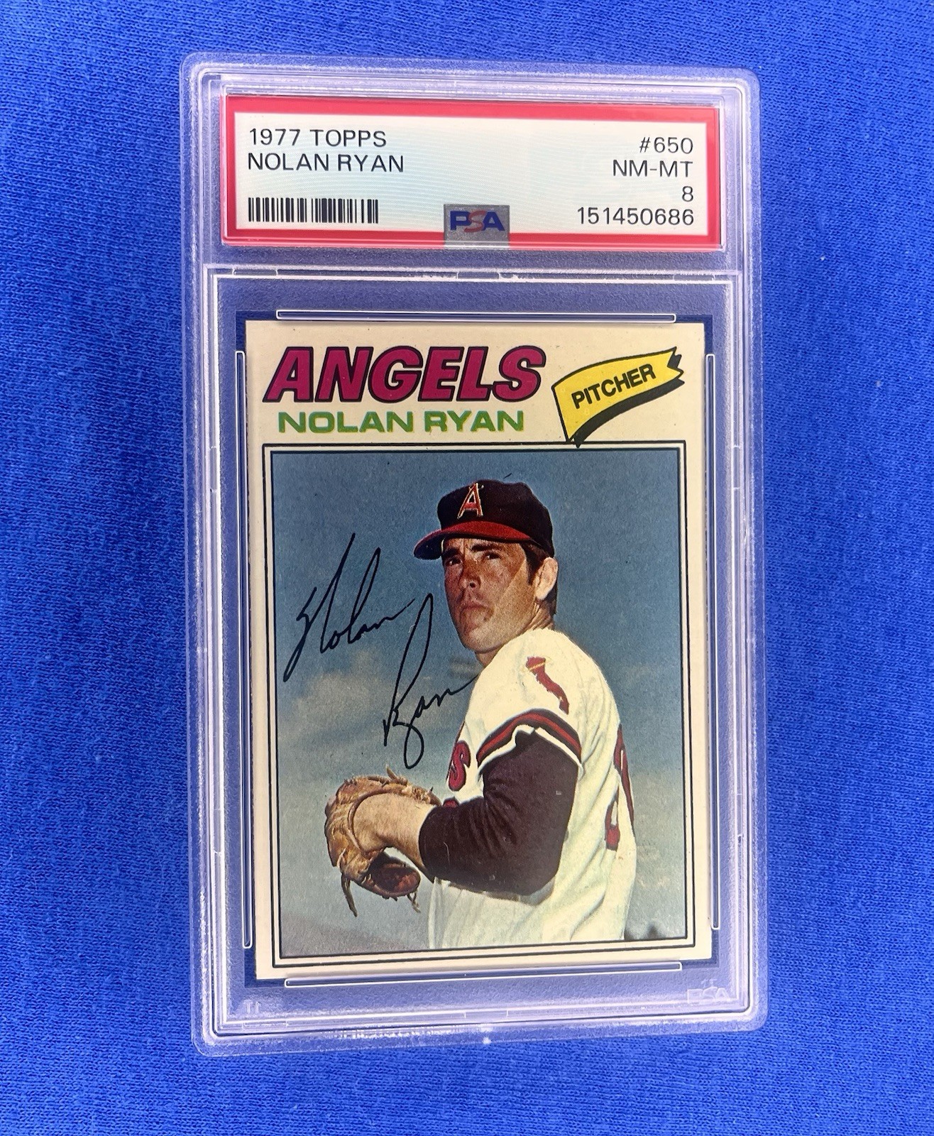 1977 Topps Nolan Ryan #650 PSA 8
