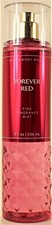 Bath  Body Works FOREVER RED Fine Fragrance Body Mist Spray 8Oz