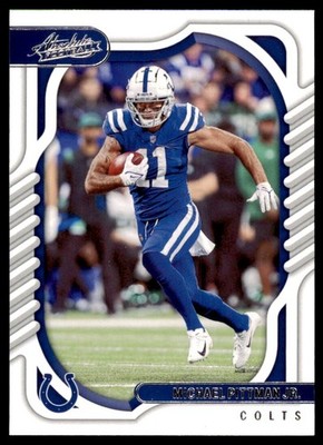 2022 PANINI ABSOLUTE: MICHAEL PITTMAN JR. INDIANAPOLIS COLTS #30