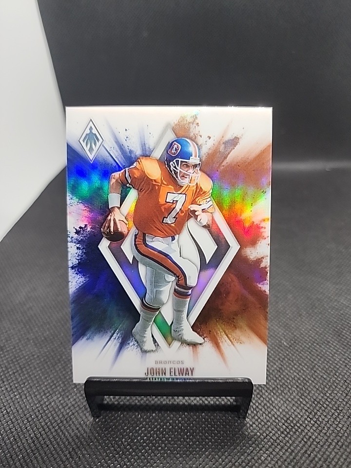 John Elway 2025 Panini Phoenix Color Blast Case Hit SSP #25 Denver Broncos HOF