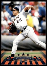 Justin Thompson 1998 Donruss #14 Tigers MLB READ FREE SHIPPING AutographDen
