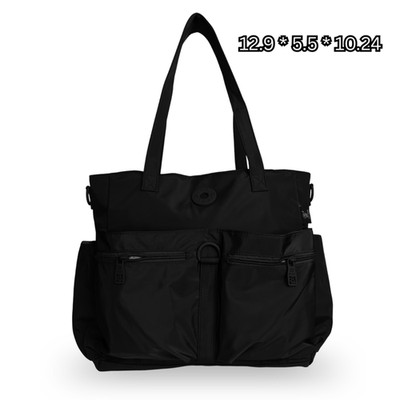 BoBo Nylon Convertible Handbag and Crossbody Bag with Zippered Storage