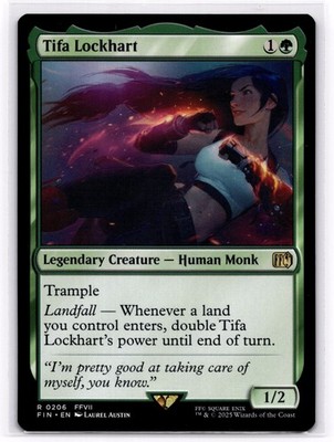 Tifa Lockhart 206 Rare FINAL FANTASY Magic: The Gathering Near Mint