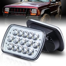 5x7 7x6 H6054 LED Headlights DOT Approved Hi/Low Sealed Beam H6052 H5054 Rect...