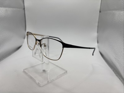 Stepper SI-74015 F091 54/15 135 Women s Black/ Gold Titanium Eyeglasses A3934