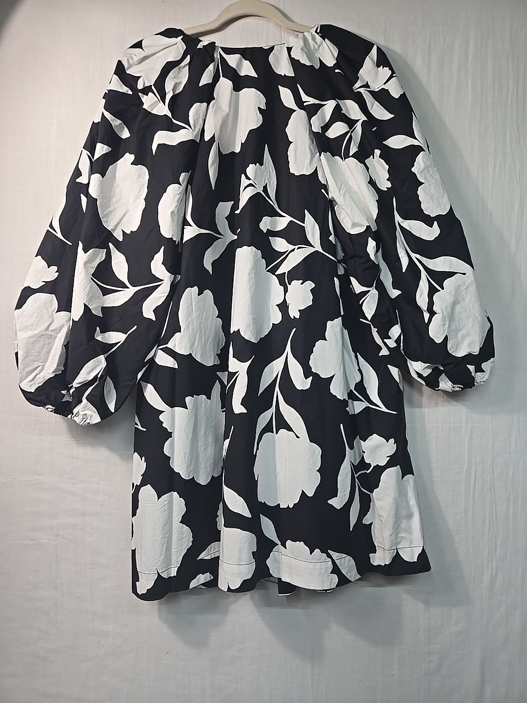 Kate Spade x Target Women's Classic Rose Mini Dress Black/White M NEW Lined thumbnail 6