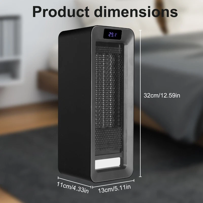 Heizlüfter Drei einstellbare Geschwindigkeitsstufen PTC-Keramik-Heizelement - Bild 4 von 4