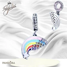 Pandora Moments Charm Together is better Colorful Rainbow CHARM 799351C0 US SELL