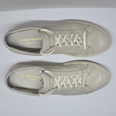 COMMON PROJECTS Original Achilles Tofu Leather Sneakers 2292 Size