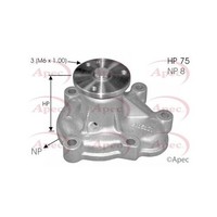 Vauxhall Corsa Mk III D 2006-2014 Wasserpumpe Apec AWP1426