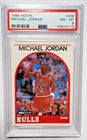 Michael Jordan 1989 NBA Hoops #200 PSA 8 Chicago Bulls NBA HOF Vintage Card
