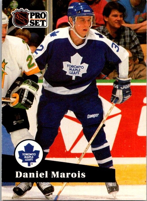 1991-92 Pro Set French #223 Daniel Marois Toronto Maple Leafs