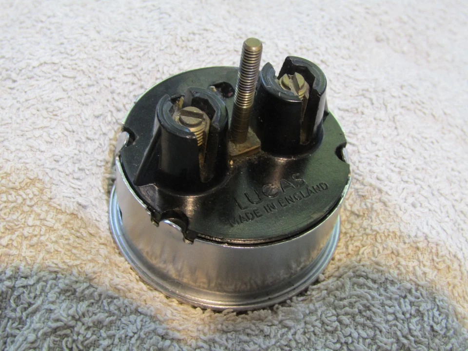 VINTAGE LUCAS  BM4 30 AMP AMMETER GAUGE FITS TRIUMPH TR2 TR3 TR4 HOT ROD VINTAGE - Image 4 of 4