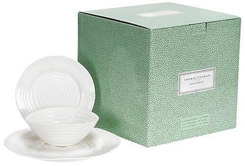 12 PC DINNER SET PORTMEIRION SOPHIE CONRAN WHITE - BNIB - Picture 1 of 1