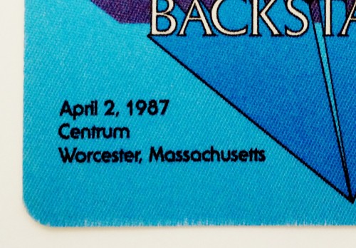 Grateful Dead Backstage Pass Worcester Massachusetts 4/2/87 4/2/1987 Shakedown - Picture 9 of 10