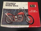 Vintage 1964 Revell Triumph Custom Show Bike Model Kit. 1:8 Scale.