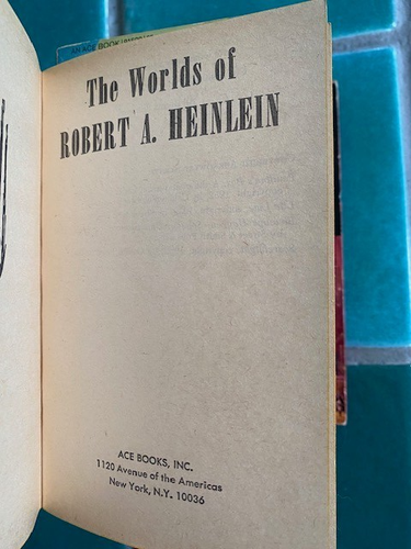 Robert A. Heinlein vintage sci-fi PB lot GLORY ROAD, METHUSELAH'S CHILDREN, more - Foto 6 di 21