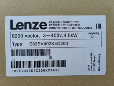 New LENZE E82EV402_2C200 inverter fast FedEx or E82EV402k2C200#