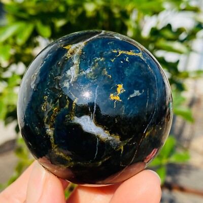 335g WOW! Natural Rare Pietrsite Crystal ball Quartz Sphere Healing