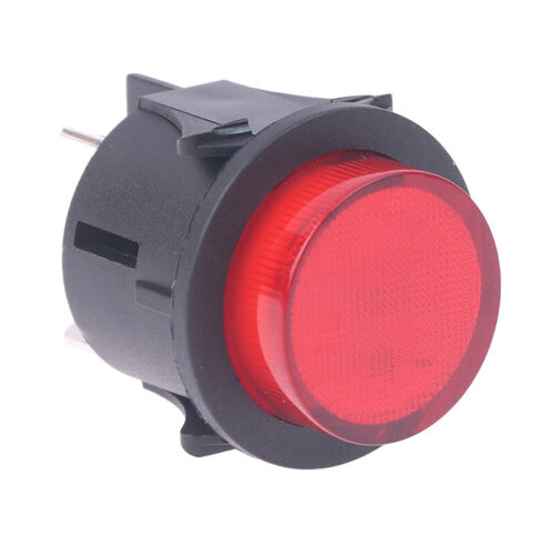 Red Push Button Switch 4 Pins Touch Power Switch Round Rocker Switch PS18-16- DE - Picture 7 of 9