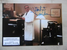Martin Landau Autogramm signed A4 Kinoaushangbild "Verbrechen..."