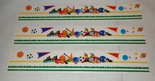 Vintage 1997 SPORTS GEAR BALLS MRS. Grossman's Design Lines Stickers - 3