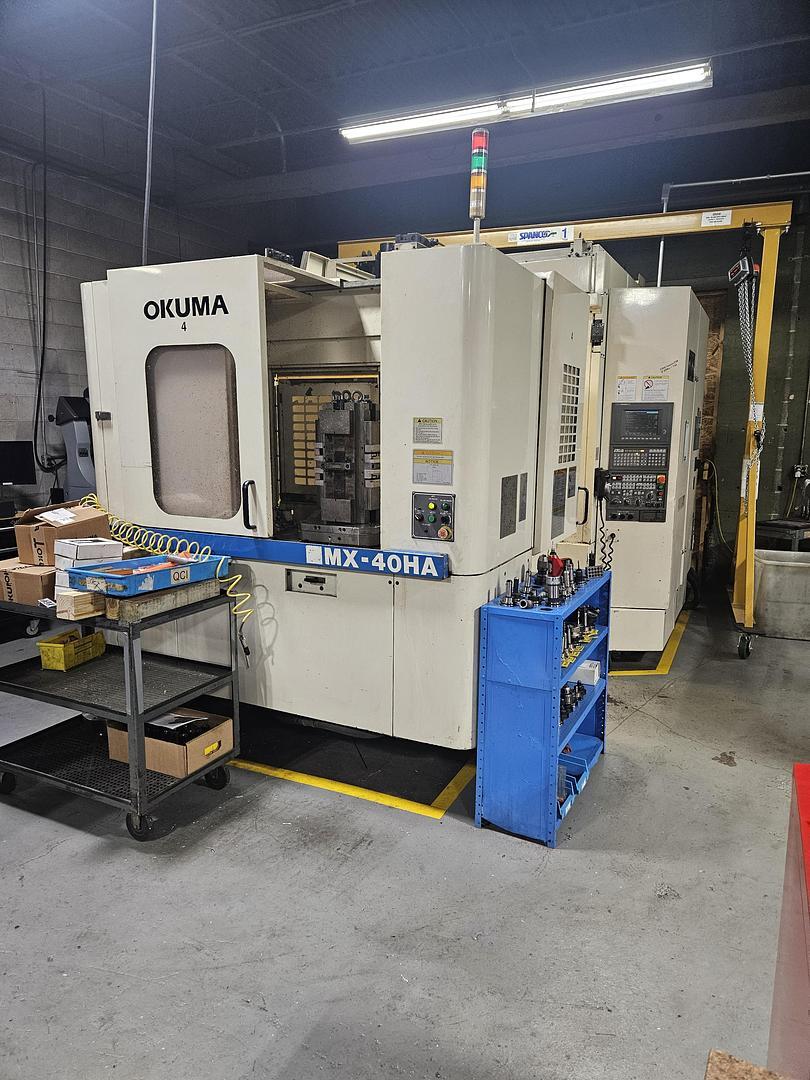 Okuma MX-40HA Horizontal CNC Milling Machine w Pallet Changer