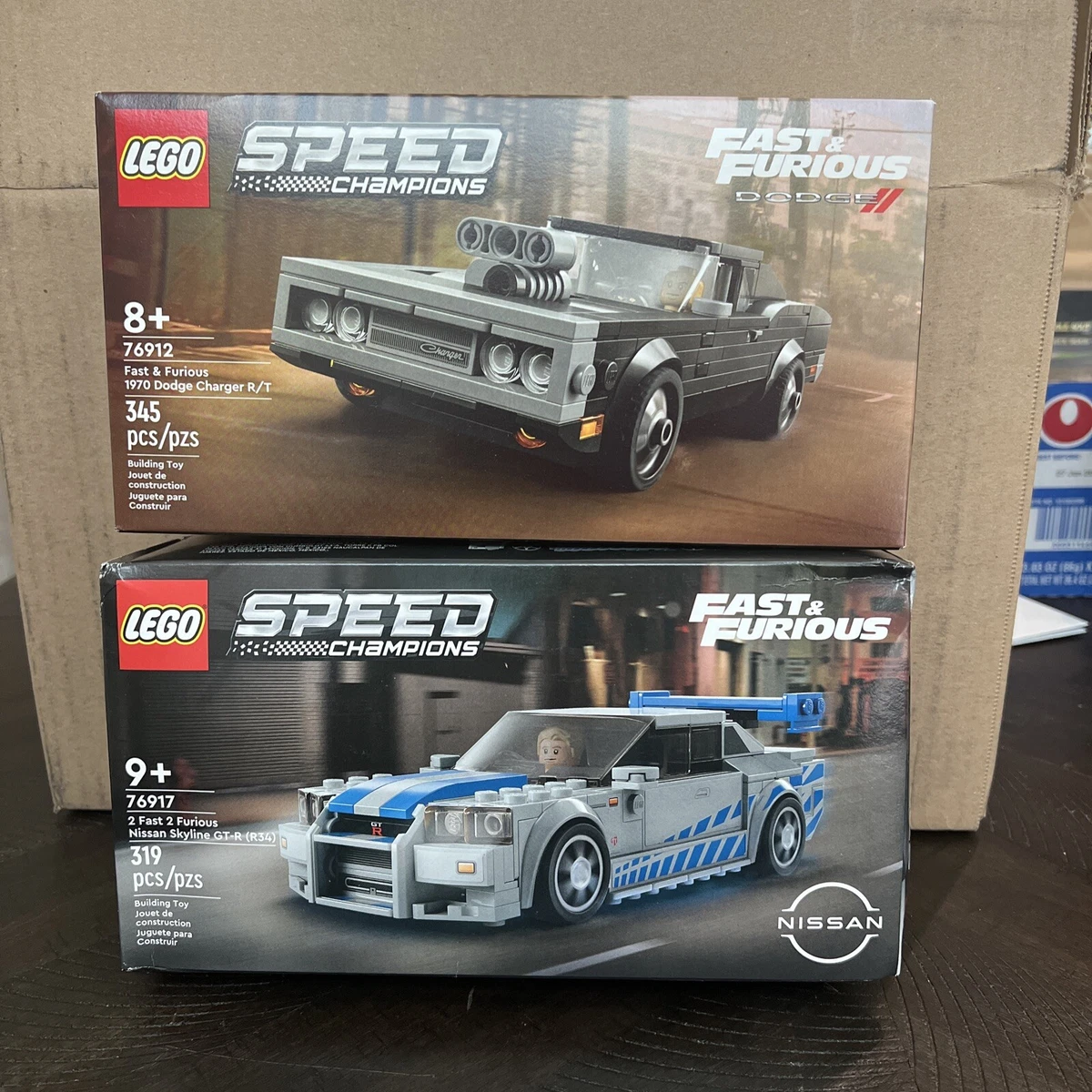 Lego Speed Champions 1970 Dodge Charger And Nissan Skyline GT-R