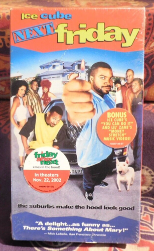 NEXT FRIDAY Sealed VHS ICE CUBE MIKE EPPS 2000 Comedy Cult John Witherspoon - Bild 1 von 6