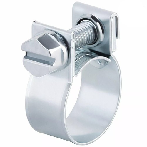 10 X Mini Manguera Jubilee MANGUERA Clip Abrazadera Línea de Combustible Diesel Gasolina Tubería Abrazaderas Clips - Imagen 2 de 20