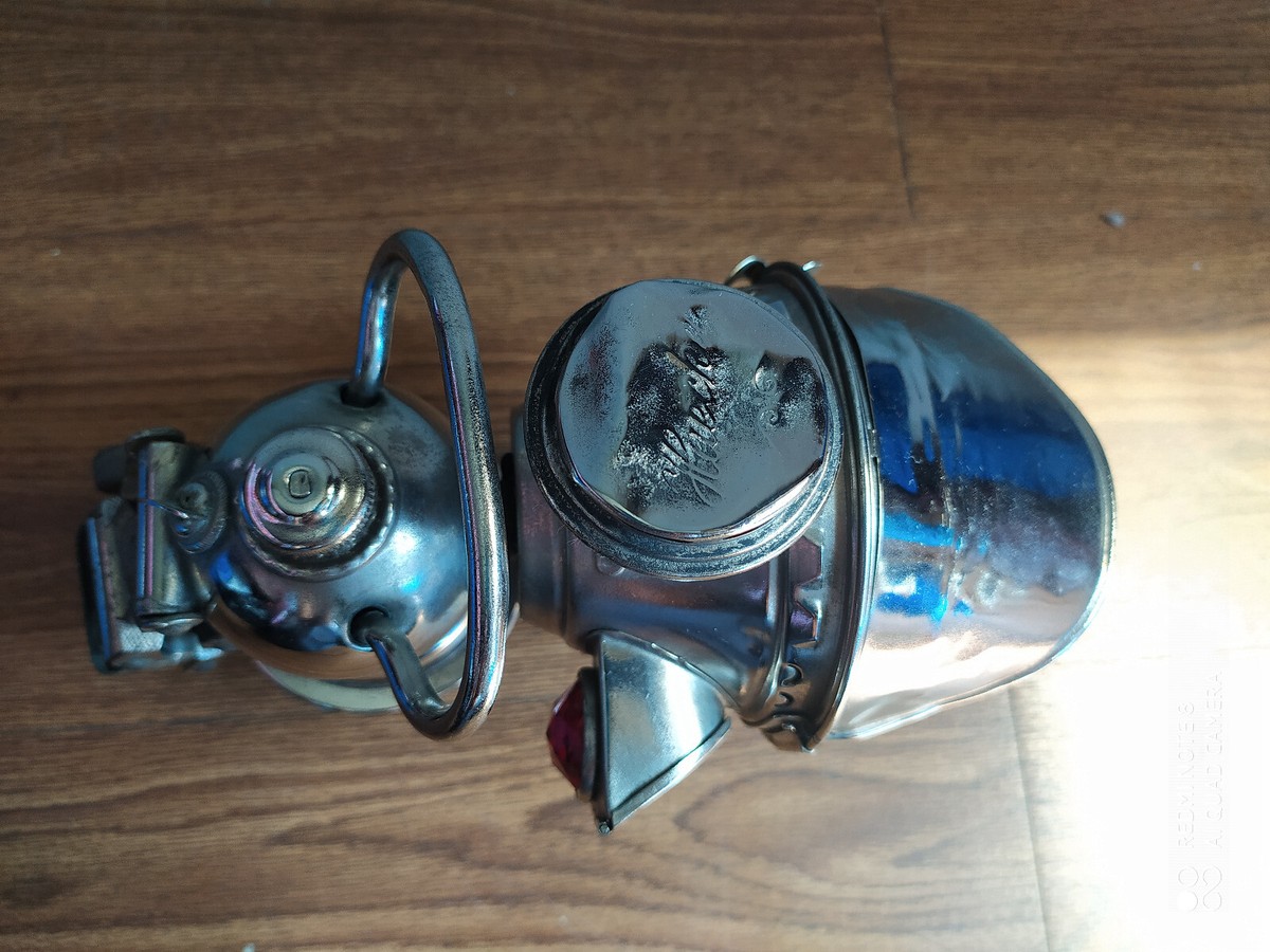 Lampe De Vélo Vintage Haeckel – Années 30, Laiton, Restaurée, Allemagne