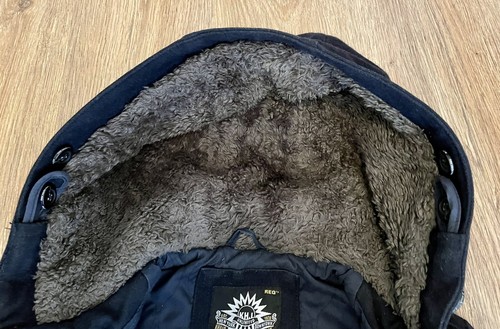 Khujo, Damen Jacke, Gr S/36, dunkelblau, Tweed, Übergangsjacke, Wolle, Original - Bild 7 von 9