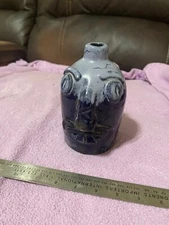 Bennett  Folk Art Pottery Face Jug (Handmade)