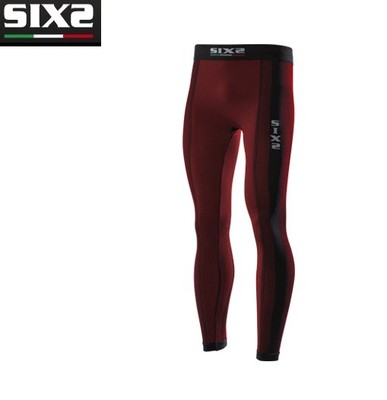 SIXS SIX2 PN2 UNDERWEAR PANTALONE LEGGINGS CON FONDELLO BLACK CARBON TAGLIA XL