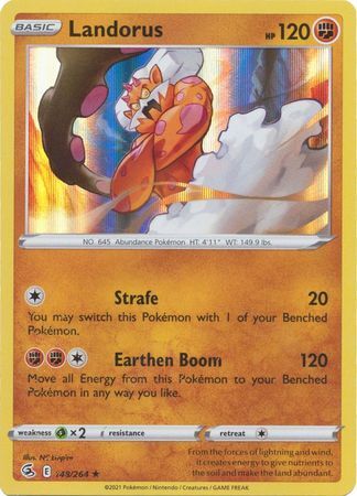 LANDORUS 148/264 FUSION STRIKE POKEMON (HOLO RARE, NM)