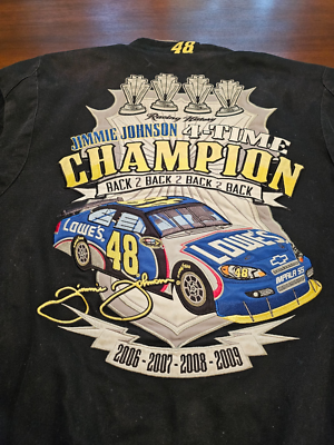Vintage NASCAR Jimmie Johnson 4-time Champion Jacket By JH Design
