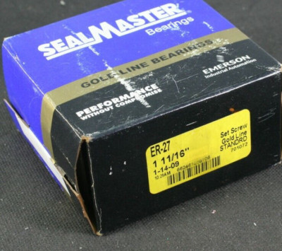 Gold Line Insert One (1) SealMaster ER-27 Gold Line Insert Bearing 1-11/16