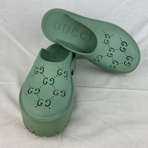 Gucci GG Rubber Platform Clogs / Slides Size AUS 9 | Unauthenticated (C1)CP#8700