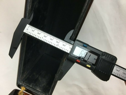 Armrest for Austin Rover Mini , Burl Walnut Storage Radio Box for Classic Cars - Picture 11 of 12