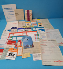 ALTE INTERFLUG UND AEROFLOT ANDENKEN BORDKARTEN ANHÄNGER ZOLLERKLÄRUNGEN