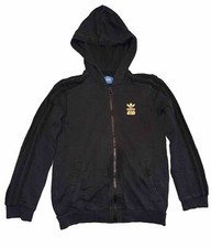 Adidas Originals x Star Wars Death Star Black Full Zip Hoodie Youth Small 9-10