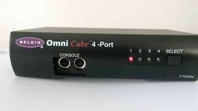 Belkin OmniCube F1DO94 - 4 Port KVM Switch No Adapter