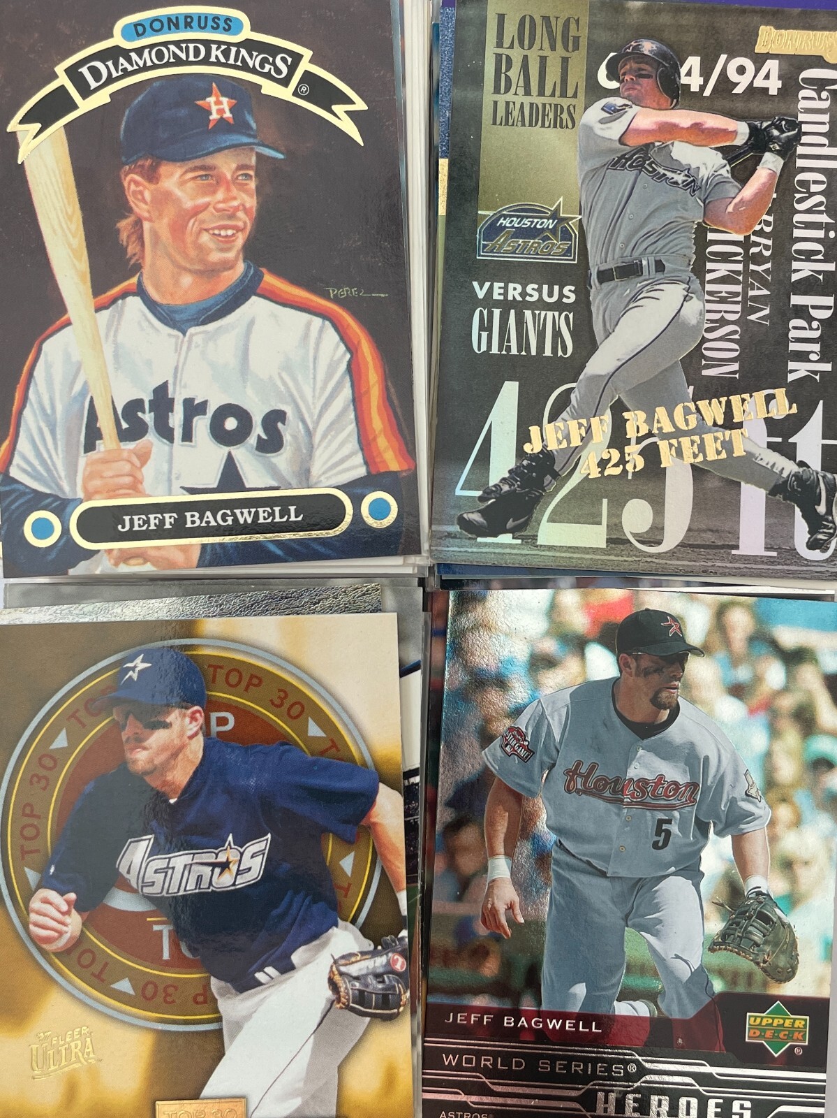 Jeff Bagwell Baseball Cards ***You Pick*** Astros HOF. Inserts ++ Revised 1/27