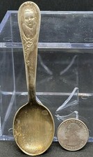SMALL Vintage Winthrop Gerber Baby Spoon SILVERPLATED WITH WORN ENGRAVING NICE