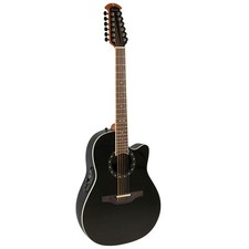 Ovation Timeless Balladeer 12 Corde, Chitarra Elettrica Acustica, Nero