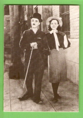 CHAPLIN (CHARLOT) Postkarte KINO/SCHAUSPIELER ed.Delta-Productions /RAR