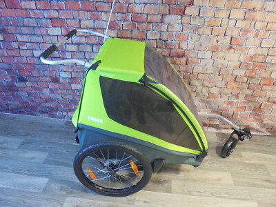 THULE Coaster XT Fahrrad Anhnger Kinderanhnger Avocado grn Zweisitzer  NEU 4251460807746 | eBay.de