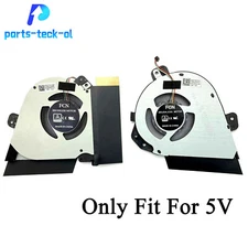 For Asus ROG Zephyrus GA502D GA502DU GU505D GU505 GU505DU 5V CPU&GPU Cooling Fan
