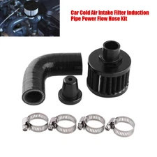 Car Cold Air Intake Filter Induction Kit Pipe Power Flow Hose System Universal 