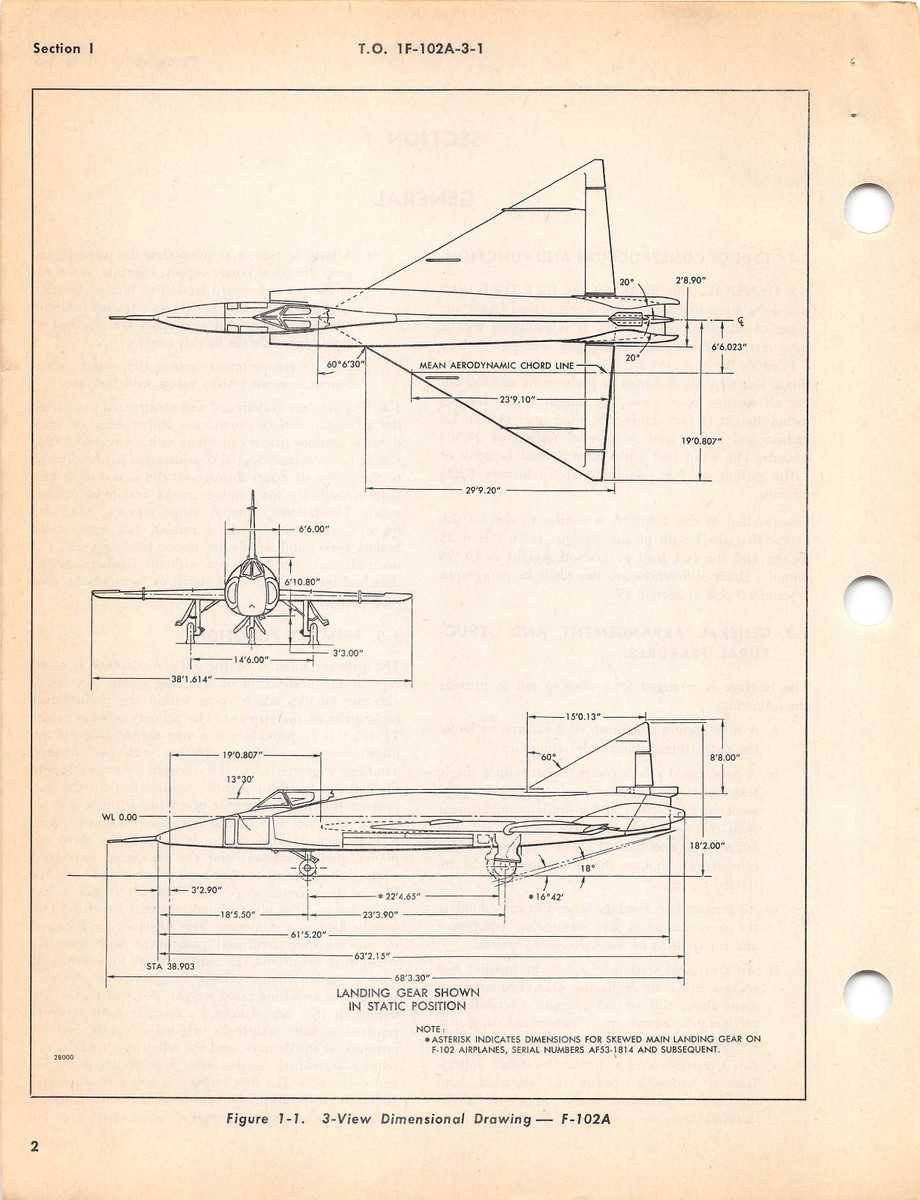 F-102A and TF-102A Structural Repair Handbook Flight Manual (CD